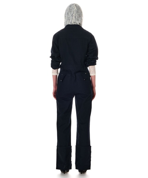 FOLDED HEM DETAIL JUMP SUITS（つなぎ/オールインワン
