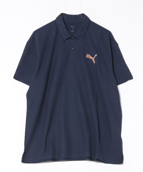 PUMA（プーマ）の「《PUMA》ESS MX CAT ｴﾝﾌﾞﾛｲﾀﾞﾘ- ﾋﾟｹ ﾎﾟﾛｼｬﾂ（ポロシャツ・メンズ・ホワイト/ネイビー/ブラック・L/M/XL/S/XXL）」の3枚目の写真