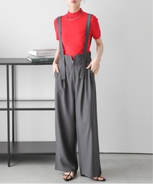 ハイウエストサロペット