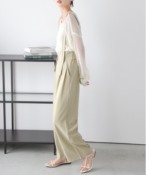 AMELY(エミリー)の「ハイウエストサロペット(サロペット/オーバーオール・レディース・ブラック/イエロー/ベージュ/グレー・L/M)」の22枚目の写真