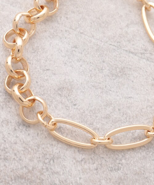 OPAQUE.CLIP（オペークドットクリップ）の「2種チェーンブレスレット（ブレスレット・レディース・ゴールド/シルバー・00）」の7枚目の写真