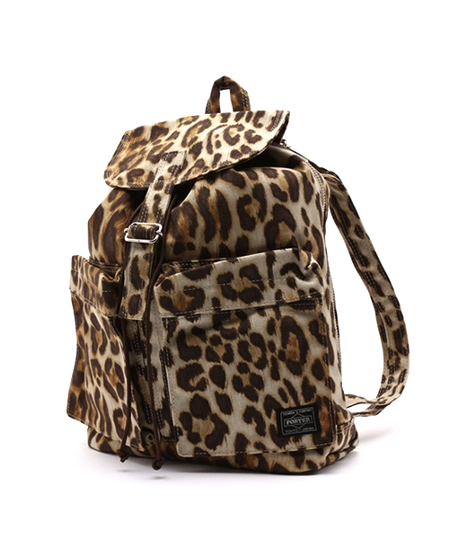 HEAD PORTER（ヘッドポーター）の「LEOPARD/RUCK SACK(S)（バックパック/リュック・メンズ・レオパード・FREE）」の2枚目の写真