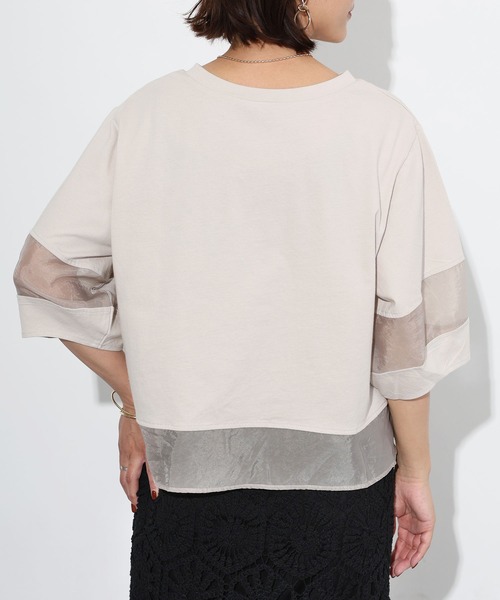 ランタンスリーブトップス　クラネ CLANE（クラネ）の「CLANE ランタン スリーブ トップス（Tシャツ