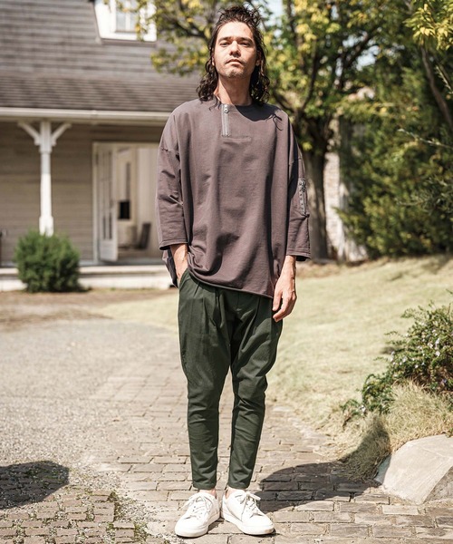 CAMBIO(カンビオ)の「mp13593- Original Tight Fit Silhouette Stretch Twill Pants ストレッチツイルパンツ(その他パンツ・メンズ・チャコール/ブラック/オリーブ・S/M/L)」の9枚目の写真