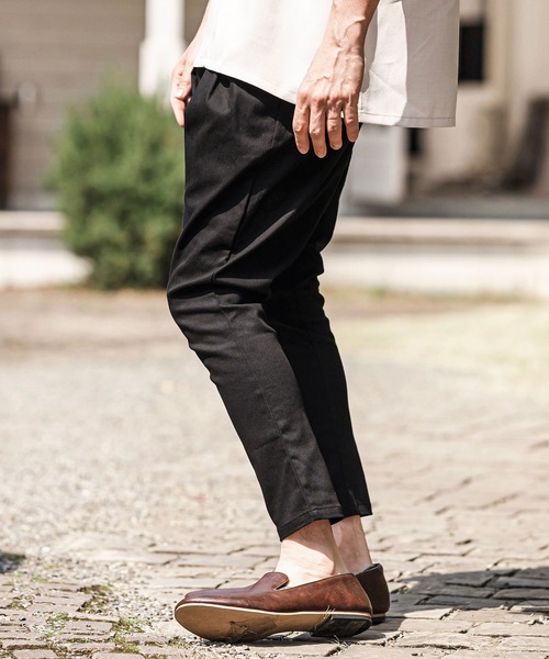 CAMBIO(カンビオ)の「mp13593- Original Tight Fit Silhouette Stretch Twill Pants ストレッチツイルパンツ(その他パンツ・メンズ・チャコール/ブラック/オリーブ・S/M/L)」の18枚目の写真