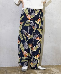 HARVESTY / ハーベスティー HAWAIIAN PRINTED RAYON EASY CIRCUS PANTS (A1208) イージーサーカスパンツ アロハレーヨン