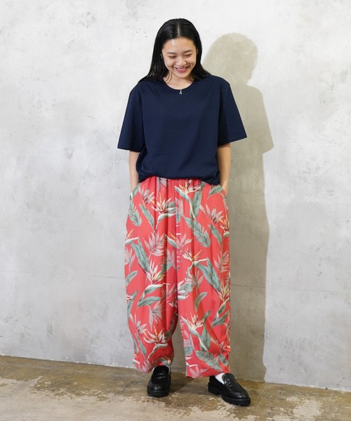 セール】HARVESTY / ハーベスティー HAWAIIAN PRINTED RAYON EASY