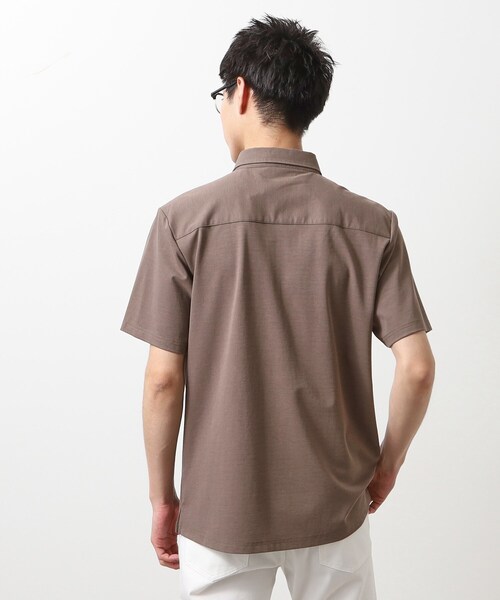 THE SHOP TK （ザ ショップ ティーケー ）の「アイスカノコポロシャツ 接触冷感/ビジネス対応（ポロシャツ・メンズ・ブラウン系/ブルーグリーン/ライトグレー/ネイビー・02/03/04）」の10枚目の写真