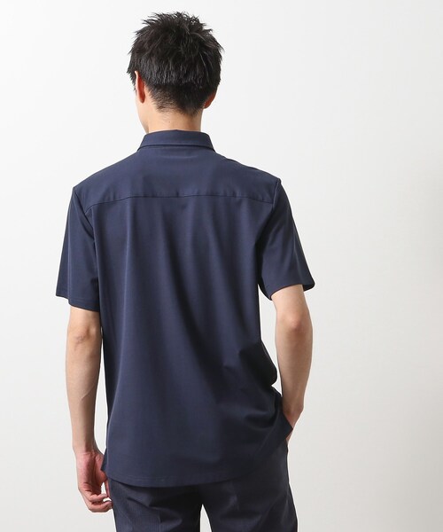 THE SHOP TK （ザ ショップ ティーケー ）の「アイスカノコポロシャツ 接触冷感/ビジネス対応（ポロシャツ・メンズ・ブラウン系/ブルーグリーン/ライトグレー/ネイビー・02/03/04）」の15枚目の写真