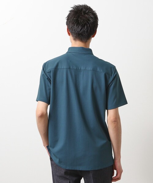 THE SHOP TK （ザ ショップ ティーケー ）の「アイスカノコポロシャツ 接触冷感/ビジネス対応（ポロシャツ・メンズ・ブラウン系/ブルーグリーン/ライトグレー/ネイビー・02/03/04）」の20枚目の写真