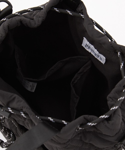 MONO-MART（モノマート）の「PENNEYS/ペニーズ 別注 THE FOX 2WAY ロゴワンポイントワッペン刺繍ドロスト巾着ショルダーバッグ（ショルダーバッグ・レディース・グレー/ナチュラル/レッド/ブラック・FREE）」の14枚目の写真