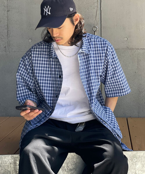 CIAOPANIC（チャオパニック）の「BIGポケットショートスリーブシャツ（シャツ/ブラウス・レディース・ブラック系その他/ブルー/オリーブ/カーキ/ブラック/ブルー系その他/ベージュ/ブラウン・MEDIUM/LARGE）」の8枚目の写真