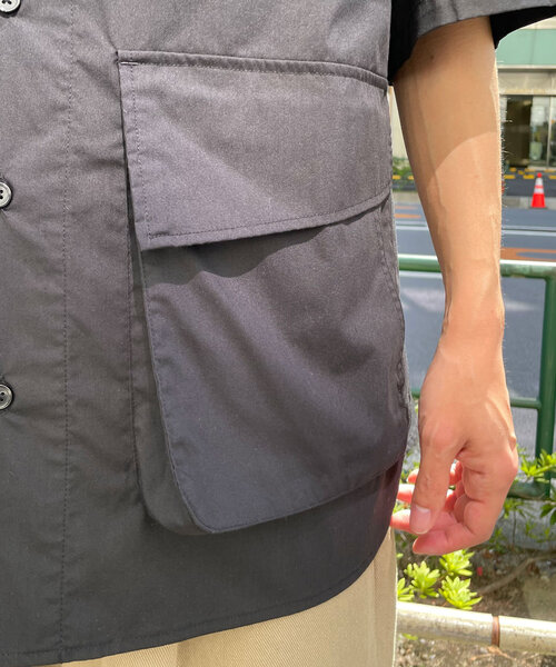 CIAOPANIC（チャオパニック）の「BIGポケットショートスリーブシャツ（シャツ/ブラウス・レディース・ブラック系その他/ブルー/オリーブ/カーキ/ブラック/ブルー系その他/ベージュ/ブラウン・MEDIUM/LARGE）」の11枚目の写真