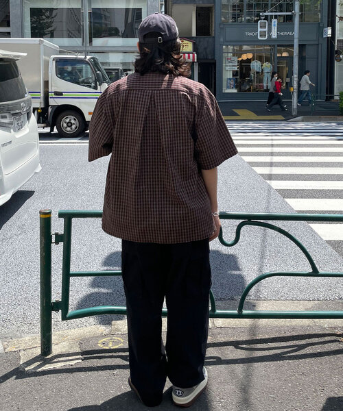 CIAOPANIC（チャオパニック）の「BIGポケットショートスリーブシャツ（シャツ/ブラウス・レディース・ブラック系その他/ブルー/オリーブ/カーキ/ブラック/ブルー系その他/ベージュ/ブラウン・MEDIUM/LARGE）」の20枚目の写真