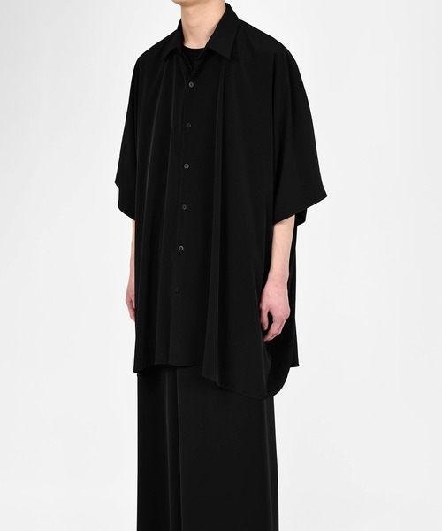 LAD MUSICIAN（ラッドミュージシャン）の「DECHINE SLEEVELESS LONG SHIRT（シャツ/ブラウス・メンズ・ブラック/グリーン系その他・44/46/42）」の4枚目の写真