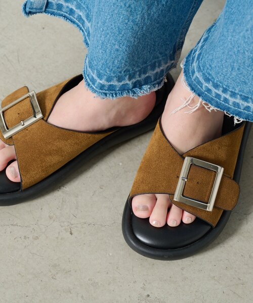 CIAOPANIC TYPY（チャオパニックティピー）の「バックルベルト厚底サンダル（サンダル・レディース・ブラウン/ブラック/アイボリー・SMALL/MEDIUM/LARGE）」の11枚目の写真