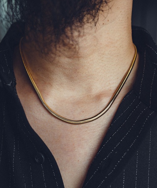 Subciety（サブサエティ）の「Snake chain necklace（ネックレス・メンズ・シルバー/ゴールド・FREE）」の10枚目の写真