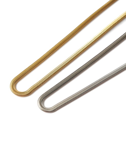 Subciety（サブサエティ）の「Snake chain necklace（ネックレス・メンズ・シルバー/ゴールド・FREE）」の8枚目の写真