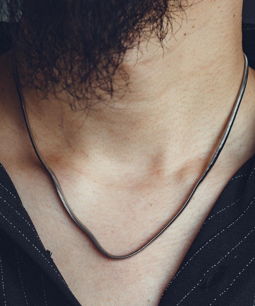 Subciety（サブサエティ）の「Snake chain necklace（ネックレス・メンズ・シルバー/ゴールド・FREE）」の3枚目の写真