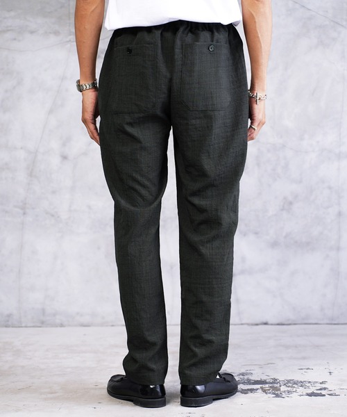 セール】【セットアップ】撥水 リネンライク テーラードジャケット
