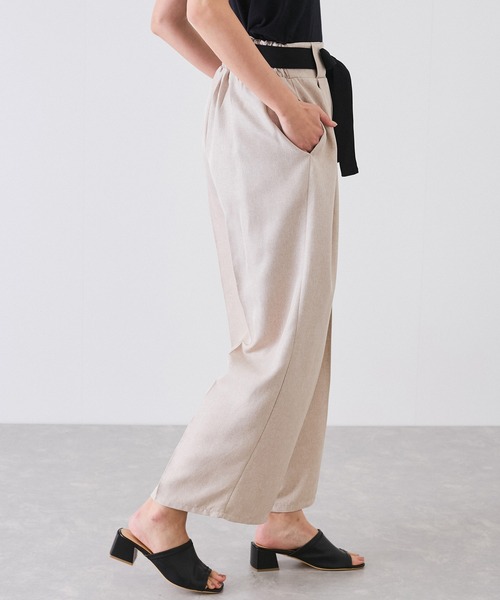 Jayro(ジャイロ)の「配色リボンベルトタックパンツ(その他パンツ・レディース・ブラック/ベージュ・M)」の10枚目の写真