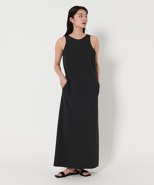 MARW UNITED ARROWS(マルゥ ユナイテッドアローズ)の「<MARW UNITED ARROWS>アメリカンスリーブ ワンピース(ワンピース・レディース・ブラック/ダークグレー・34/36/38)」の3枚目の写真