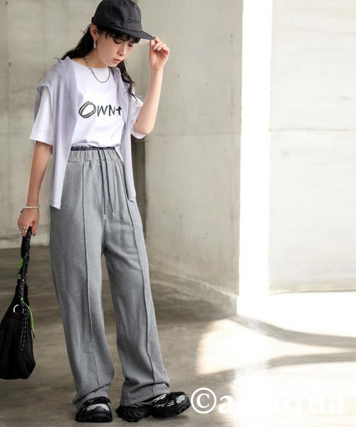 antipotium  スウェット Front Pocket Knit Pants | ALEXIA STAM