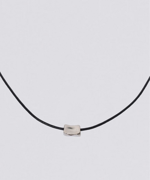 kiehtova(キエトヴァ)の「【kiehtova】SQUARE CORD CHOKER/スクエア コードチョーカー(ネックレス・レディース・ブラック・FREE)」の3枚目の写真