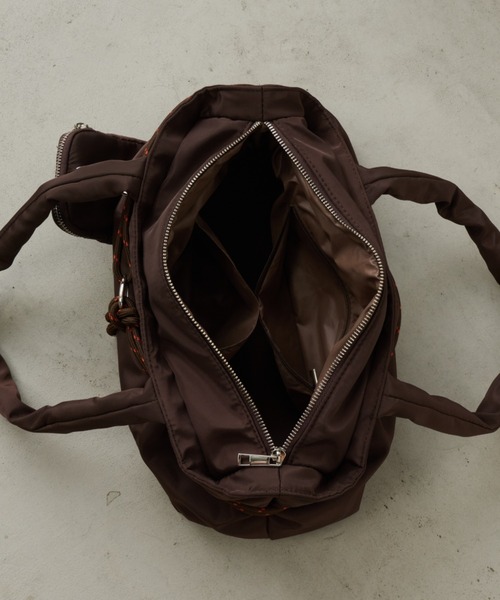 Unitage(ユニテージ)の「【OUTDOOR PRODUCTS】 Charm Set Wide Tote(トートバッグ・レディース・ブラウン/ピンク・FREE)」の3枚目の写真