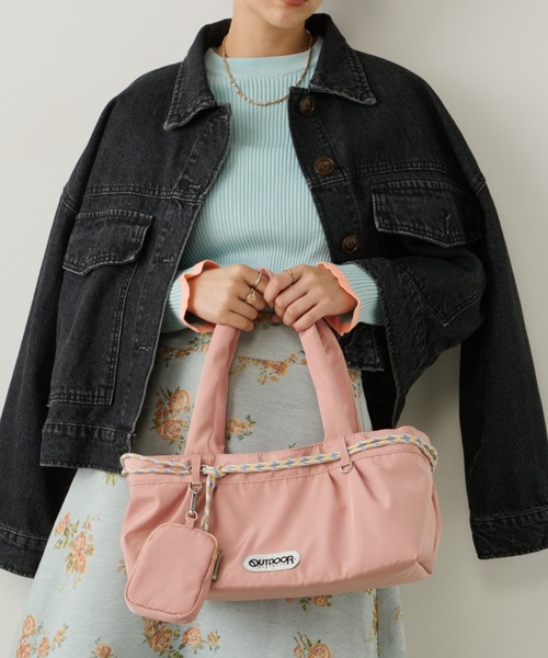 Unitage(ユニテージ)の「【OUTDOOR PRODUCTS】 Charm Set Wide Tote(トートバッグ・レディース・ブラウン/ピンク・FREE)」の10枚目の写真