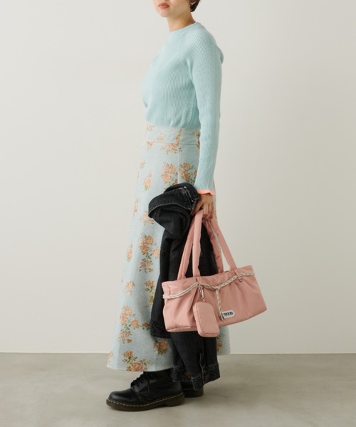 Unitage(ユニテージ)の「【OUTDOOR PRODUCTS】 Charm Set Wide Tote(トートバッグ・レディース・ブラウン/ピンク・FREE)」の11枚目の写真