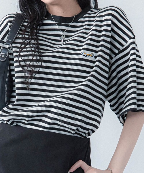 セーター ヘビーウェイトTシャツ ワンポイントロゴトップス GYMPHLEX tシャツ 「GYMPHLEX/ジムフレックス」 ワンポイント
