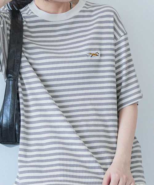 有名人着用♡Burberry ポニーワッペン刺繍半袖ニットセーター