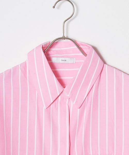 ROOPTOKYO（ループトウキョウ）の「Short Shirt / ショート丈シャツ クロップド丈（シャツ/ブラウス・レディース・ベージュ系その他/ベージュ・L）」の8枚目の写真