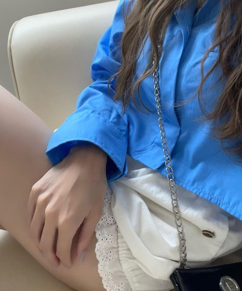 ROOPTOKYO（ループトウキョウ）の「Short Shirt / ショート丈シャツ クロップド丈（シャツ/ブラウス・レディース・ベージュ系その他/ベージュ・L）」の14枚目の写真