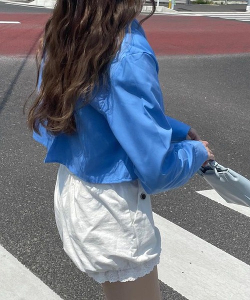 ROOPTOKYO（ループトウキョウ）の「Short Shirt / ショート丈シャツ クロップド丈（シャツ/ブラウス・レディース・ベージュ系その他/ベージュ・L）」の15枚目の写真