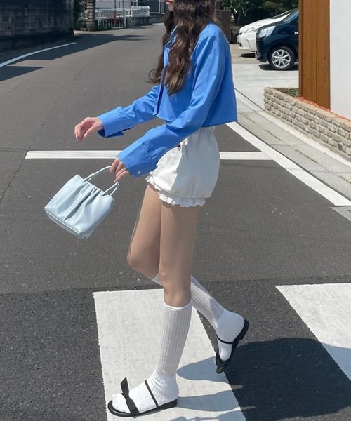 ROOPTOKYO（ループトウキョウ）の「Short Shirt / ショート丈シャツ クロップド丈（シャツ/ブラウス・レディース・ベージュ系その他/ベージュ・L）」の16枚目の写真