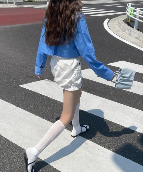 ROOPTOKYO（ループトウキョウ）の「Short Shirt / ショート丈シャツ クロップド丈（シャツ/ブラウス・レディース・ベージュ系その他/ベージュ・L）」の17枚目の写真