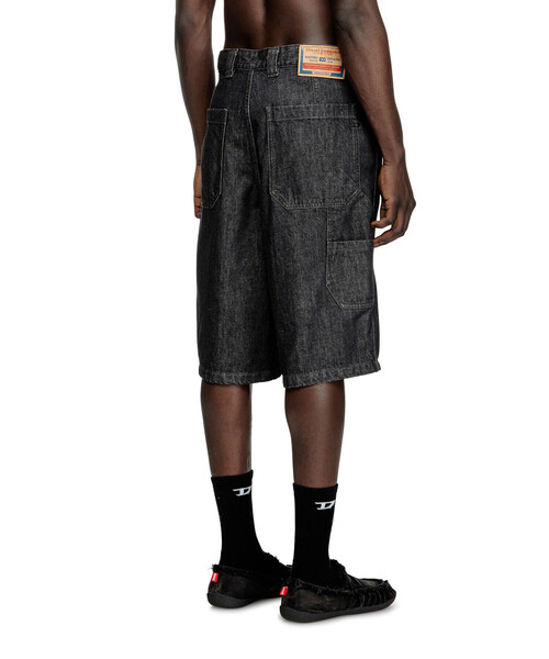 Diesel ブラックショートパンツ W32 メンズ デニムショートパンツ D-LIVERY-W-SHORT(デニムパンツ