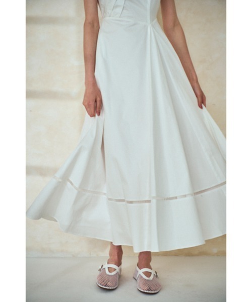 エステラケー　Gina Long Dress ネイビー Gina Long Dress フロントツイストドレス（ワンピース