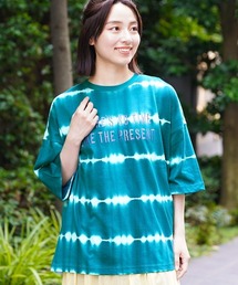 tシャツ M2299 タイダイビッグT レディース オーバーサイズ タイダイ Tシャツ」に該当するレディース