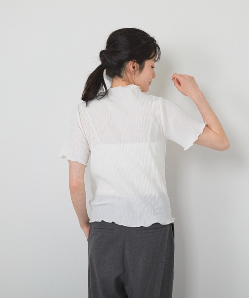 セール】ハイネック半袖プルオーバー（Tシャツ/カットソー