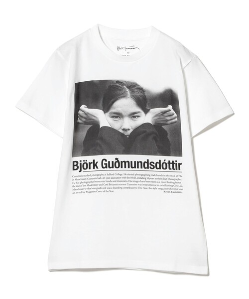 Ray BEAMS（レイビームス）の「【別注】Kevin Cummins / 「Bjork」Photo T①（Tシャツ/カットソー・レディース・ホワイト・ONE SIZE）」の6枚目の写真