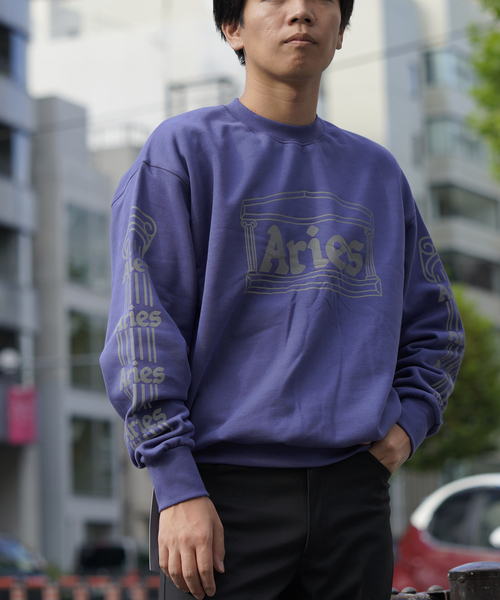 ARIES(アリーズ)の「【ARIES / アリーズ】REFLECTIVE COLUMN SWEATSHIRT(スウェット・メンズ・ネイビー・LARGE/MEDIUM/SMALL)」の20枚目の写真