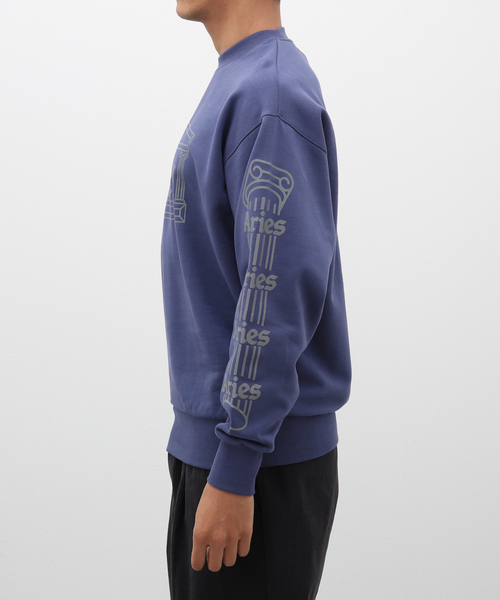 ARIES(アリーズ)の「【ARIES / アリーズ】REFLECTIVE COLUMN SWEATSHIRT(スウェット・メンズ・ネイビー・LARGE/MEDIUM/SMALL)」の3枚目の写真
