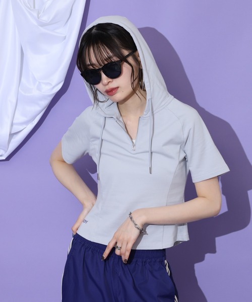 NERDY（ノルディ）の「ミニフーディ（パーカー・メンズ・グレー/パープル/ブラック・S/SS/M）」の10枚目の写真