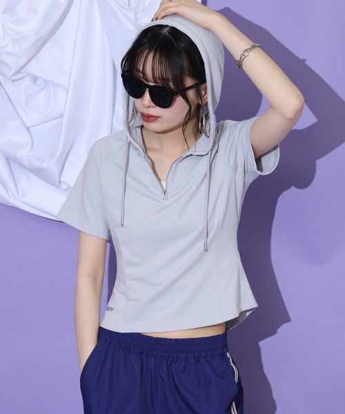 NERDY（ノルディ）の「ミニフーディ（パーカー・メンズ・グレー/パープル/ブラック・S/SS/M）」の11枚目の写真