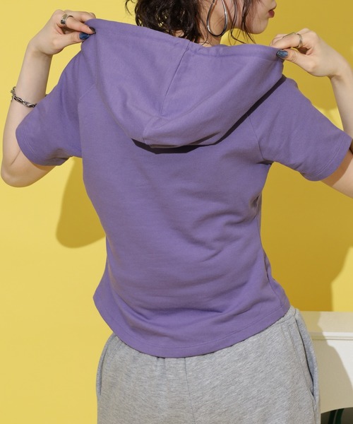 NERDY（ノルディ）の「ミニフーディ（パーカー・メンズ・グレー/パープル/ブラック・S/SS/M）」の18枚目の写真