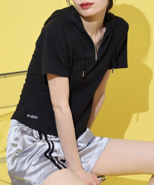 NERDY（ノルディ）の「ミニフーディ（パーカー・メンズ・グレー/パープル/ブラック・S/SS/M）」の9枚目の写真