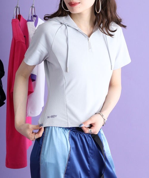 NERDY（ノルディ）の「ミニフーディ（パーカー・メンズ・グレー/パープル/ブラック・S/SS/M）」の22枚目の写真